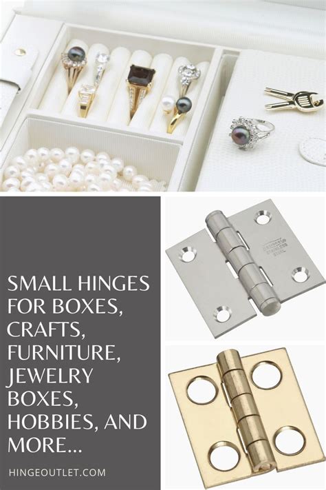 Small Hinges for Boxes, Crafts, Furniture, Jewelry Boxes, 